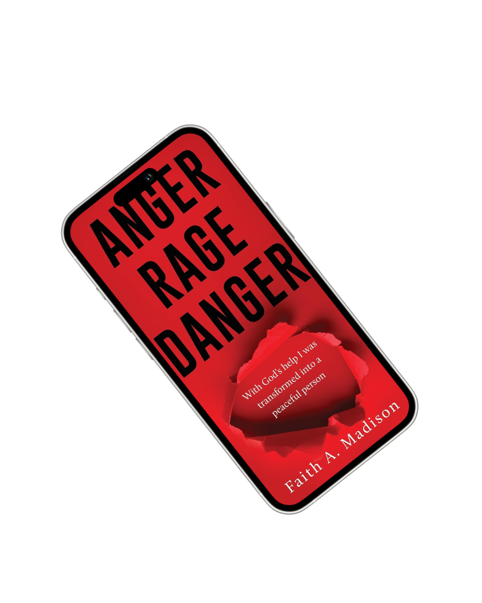 Cell phone mockup of Anger Rage Danger